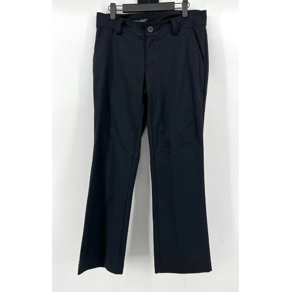 Columbia Women's Omni Shield Nylon Pants Size 6 Short Black Hiking Outdoors